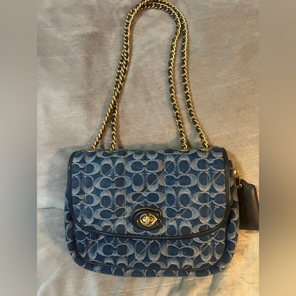 Coach pillow Madison in denim